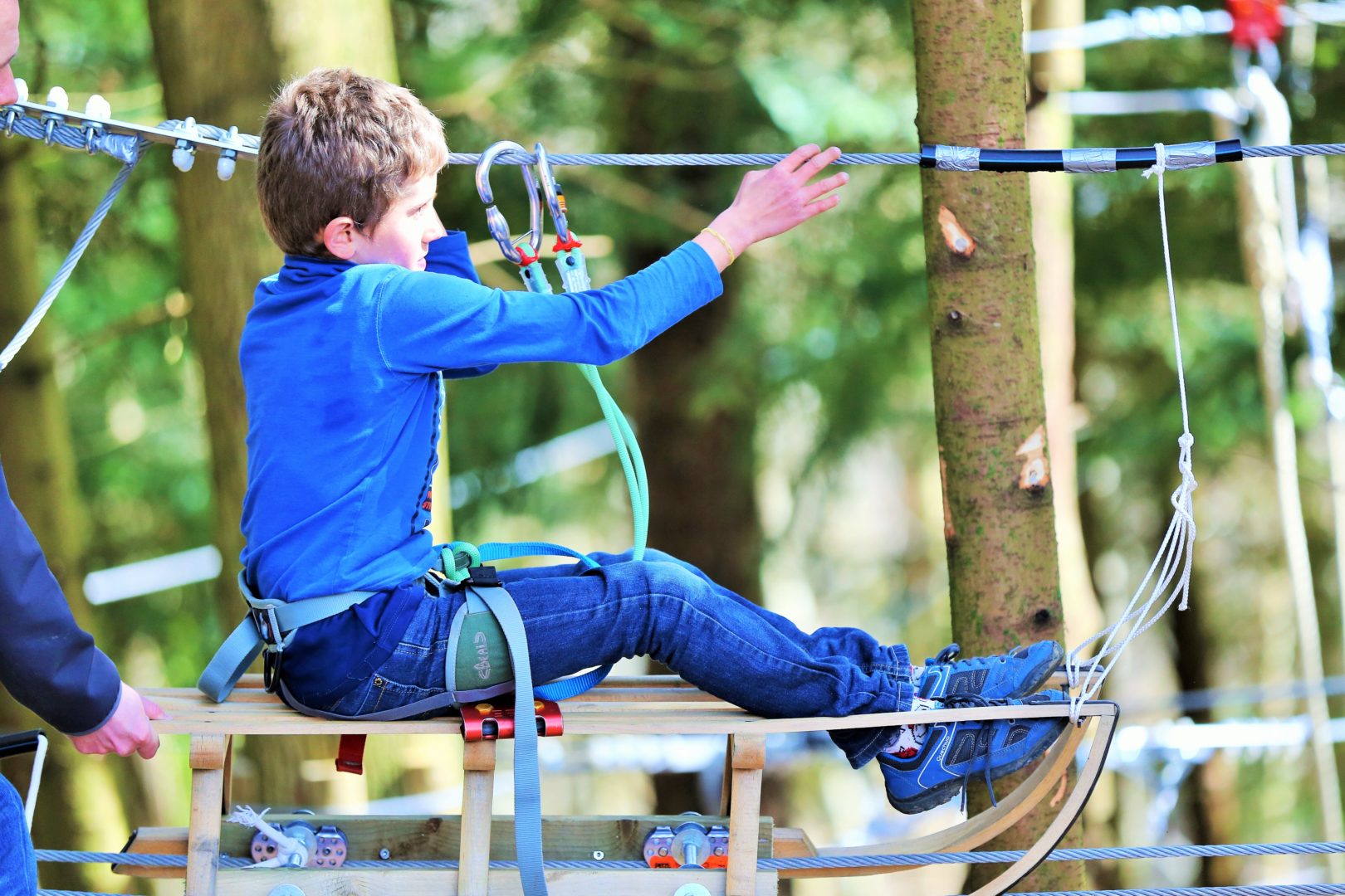 parcours accrobranche enfant - Lac'Cro Parc Montagn'Yes