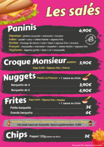 Carte salés